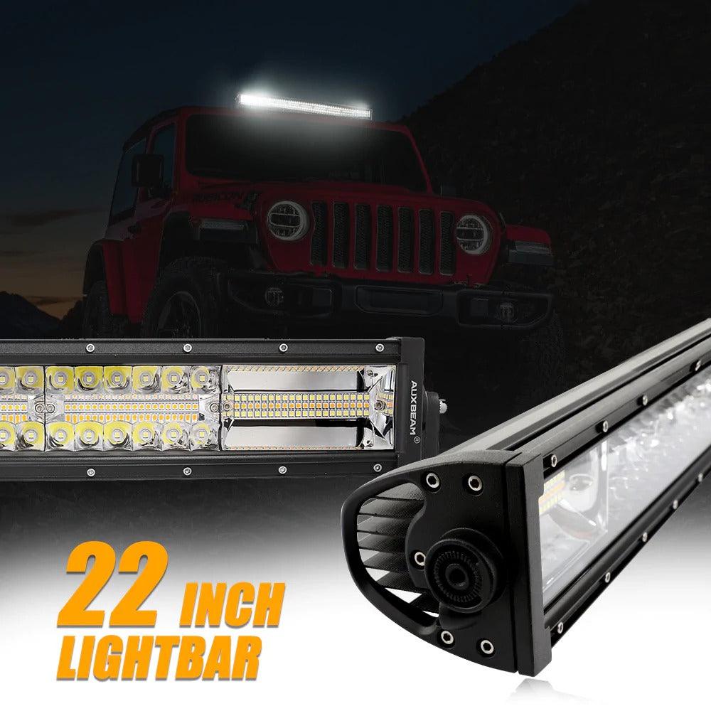 Auxbeam 6 MODES SERIES White/Amber LED LIGHT BARS | Auxbeam LED Light Bars | Auxbeam - Image 3