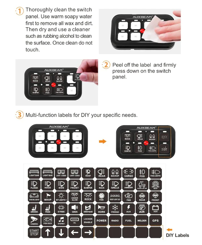 B80 8 Gang Panel Kit - Auto Dimmable - (Two Sided Outlet) - Image 12
