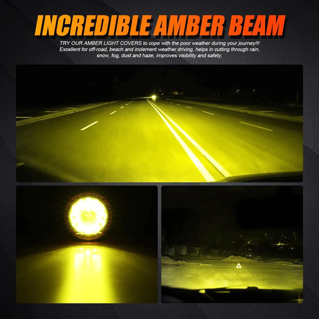 Auxbeam 7Inch 210W Round Spot Beam Off Road LED Driving Lights | Auxbeam LED Driving Lights | Auxbeam - Image 14