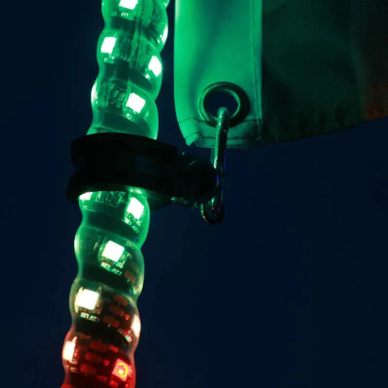 Auxbeam RGB Turn Signal & Brake Light with Bluetooth App/Remote Control Flag LED Whip Light - 3 Feet | Auxbeam | Auxbeam LED Fancy Lights - Image 13