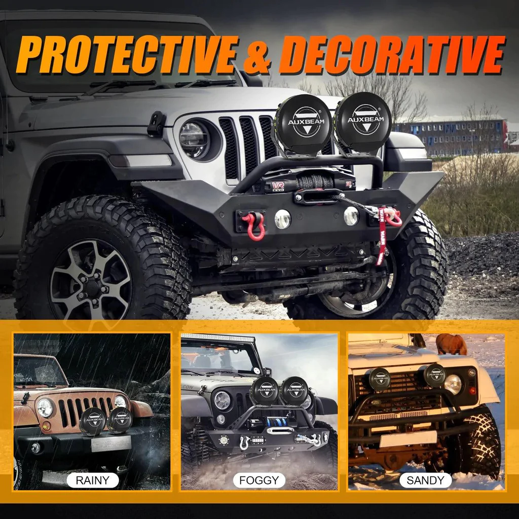Auxbeam 7Inch 210W Round Spot Beam Off Road LED Driving Lights | Auxbeam LED Driving Lights | Auxbeam - Image 16