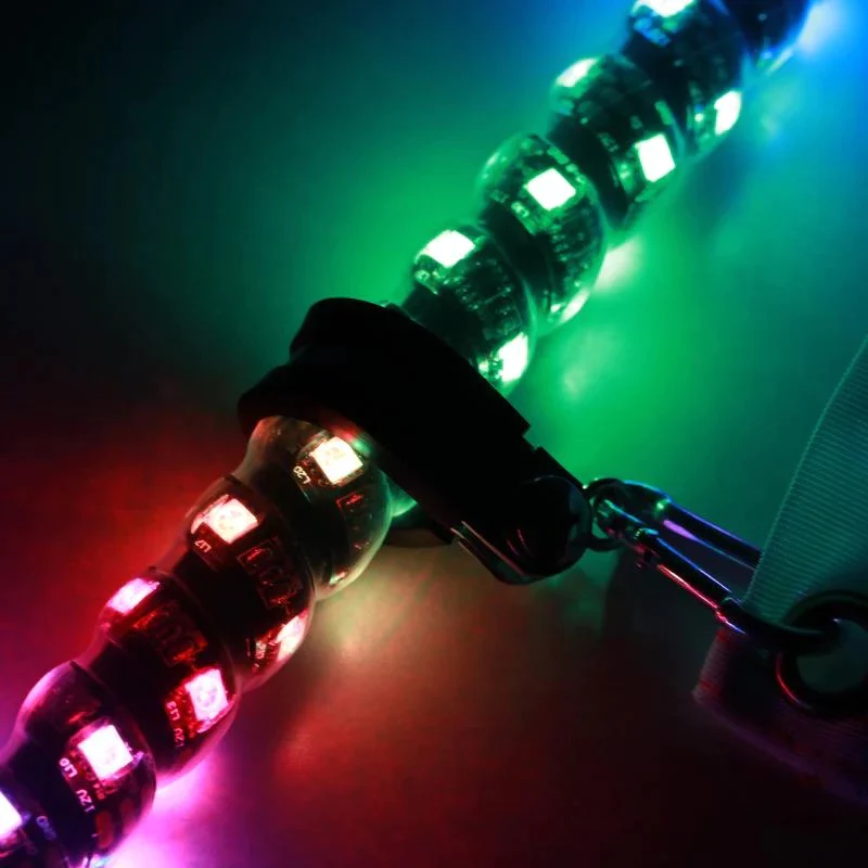 Auxbeam RGB Turn Signal & Brake Light with Bluetooth App/Remote Control Flag LED Whip Light - 3 Feet | Auxbeam | Auxbeam LED Fancy Lights - Image 15