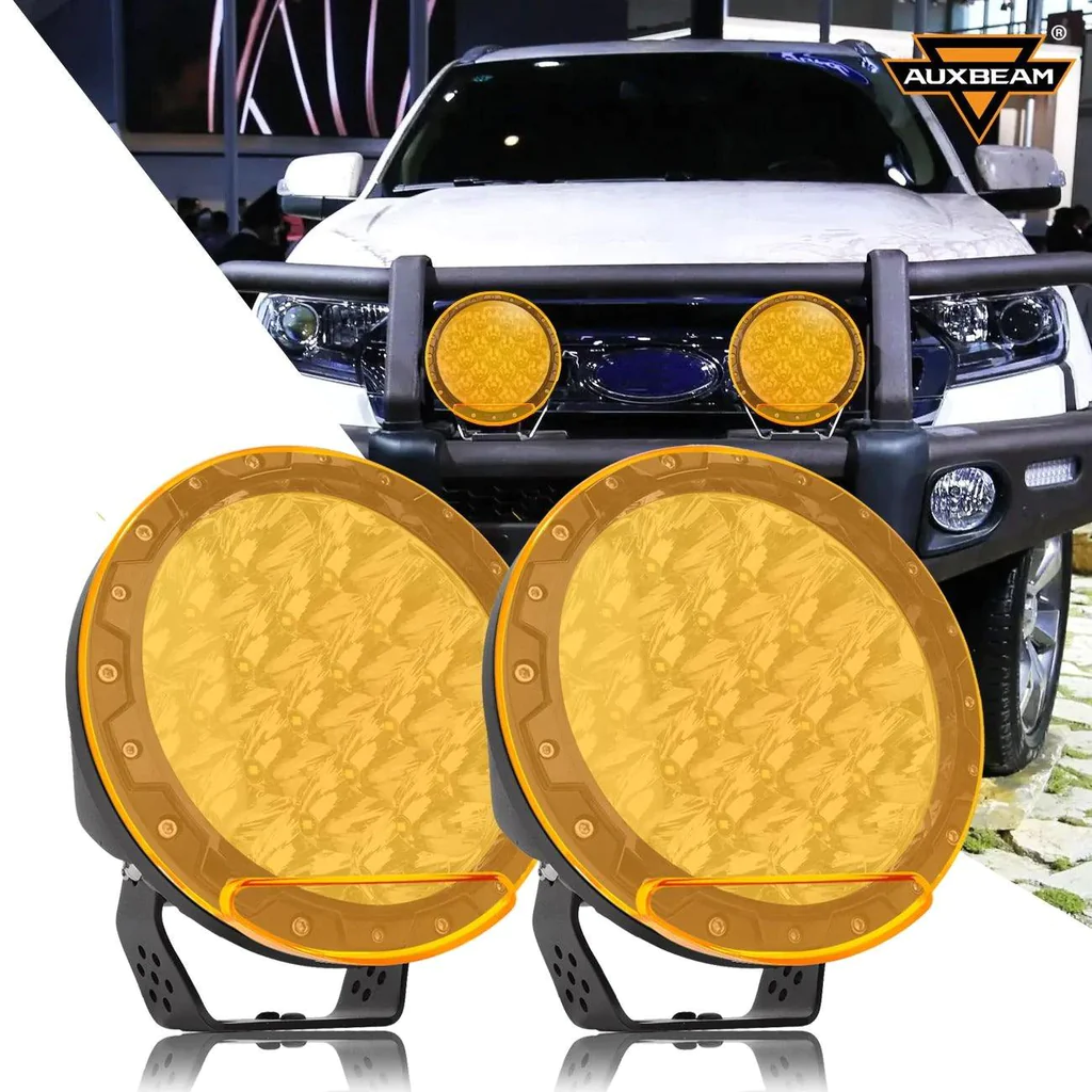 Auxbeam 7Inch 210W Round Spot Beam Off Road LED Driving Lights | Auxbeam LED Driving Lights | Auxbeam - Image 2