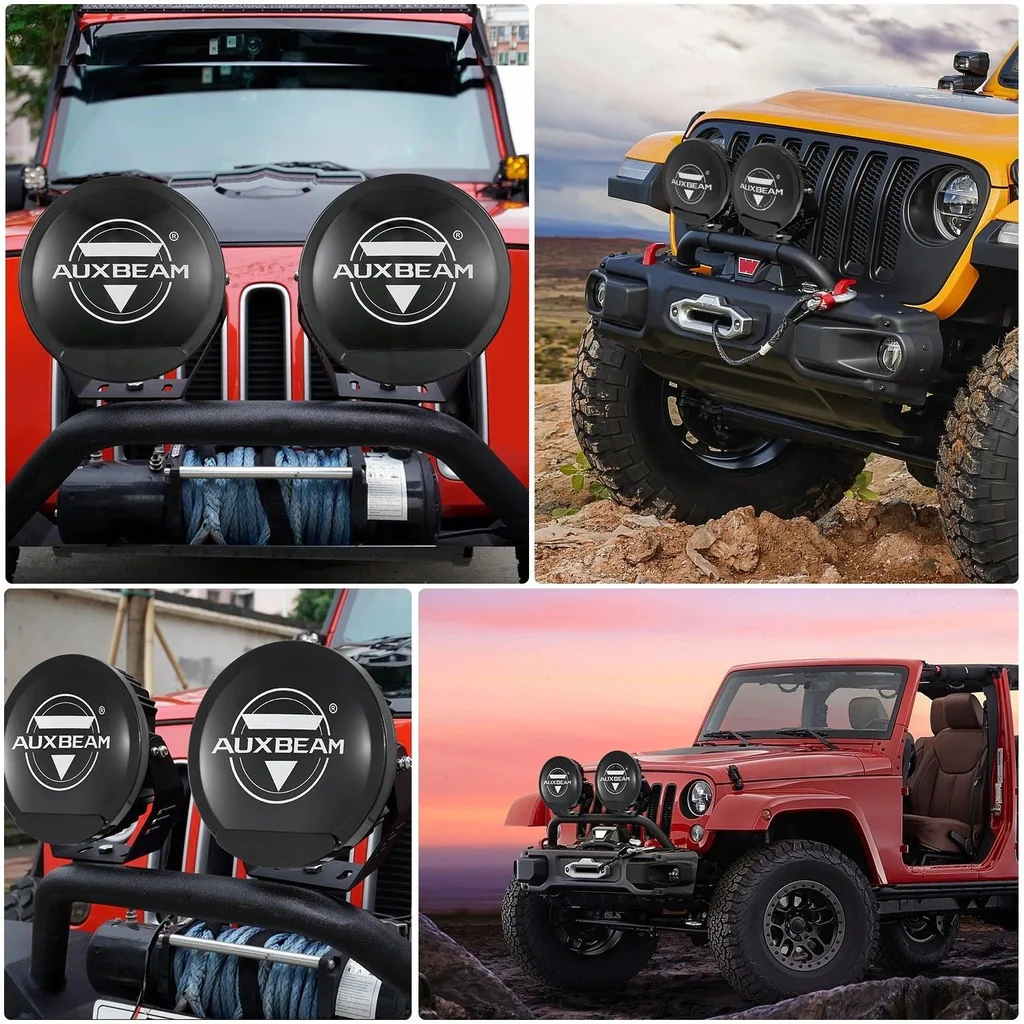 Auxbeam 7Inch 210W Round Spot Beam Off Road LED Driving Lights | Auxbeam LED Driving Lights | Auxbeam - Image 27