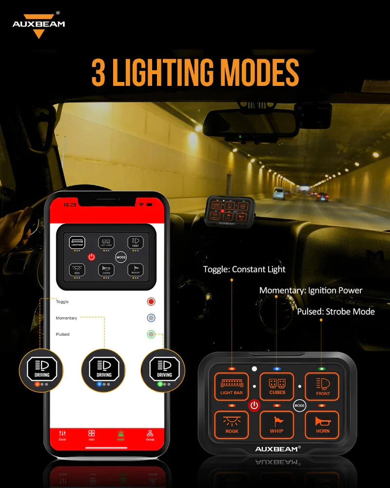 AR 600 RGB Switch Panel with App - Image 3