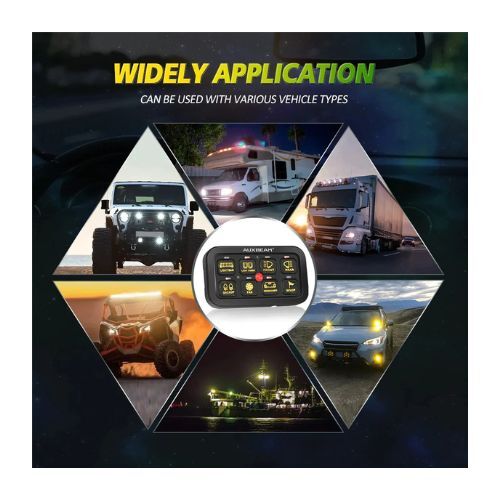 Auxbeam AR 800 RGB Switch Panel | Auxbeam Switch Panels-Accessories-Light Covers | Auxbeam - Image 11