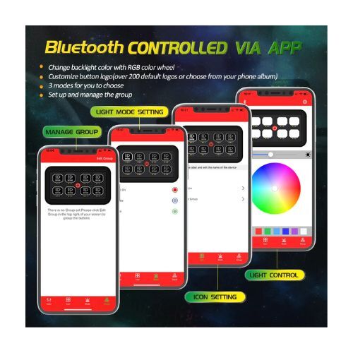 Auxbeam AR 800 RGB Switch Panel | Auxbeam Switch Panels-Accessories-Light Covers | Auxbeam - Image 6