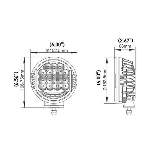 Hella Value Fit - 500 LED Driving Beam Single Pc | Hella LED Driving Lights | Hella - Image 7